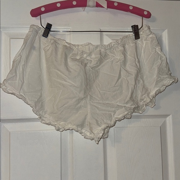 White Ruffe Pajama Set - Picture 5 of 5